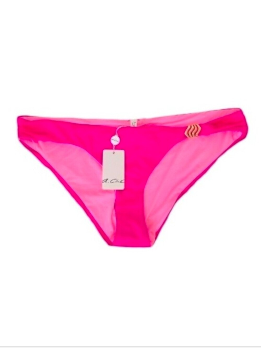 A. Che Bikini Bottoms Winslet Hipster Pink Size L